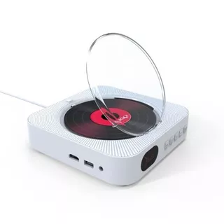 DVD Player Portable Bluetooth CD Player Wall Mountable Home Music Audio dengan Remot Suara  Berkualitas Tinggi Musik