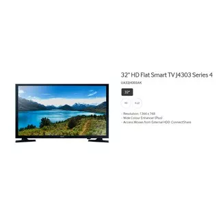 SAMSUNG SERIES 4 LED TV / 32 INCH / UA32J4303