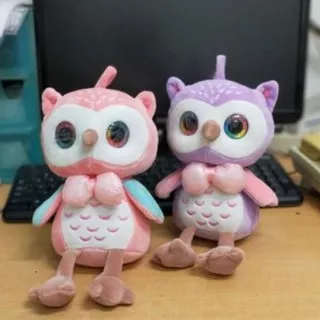 Boneka Burung Hantu Owl Pita Lucu Size 27cm/9/Hadiah Kado Anak