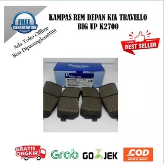 KAMPAS REM DEPAN TRAVELLO BIG UP K2700 BRAKE PAD DEPAN KIA TRAVELLO BIG UP K2700