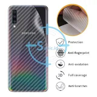 Garskin Samsung A70 Anti Gores Belakang Skin Carbon Back Screen Stiker Pelindung Belakang