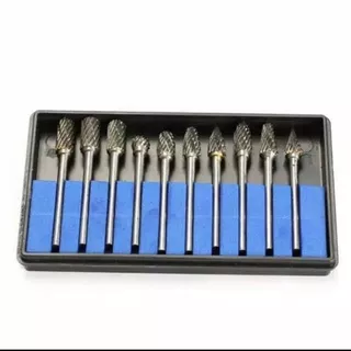 mata bor tuner set 10 pcs mini drill mata bor Tungsten carbide mata bor kikir mata mini