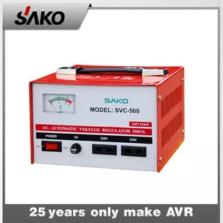 Stabilizer SAKO SVC-500VA Automatic Voltage Regulator 500 Watt / 500W / Stabil SVC 500 VA