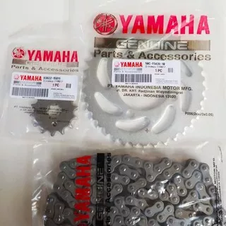 GEAR SET YAMAHA JUPITER MX NEW KODE 50C-WF01A BARANG ORI YGP