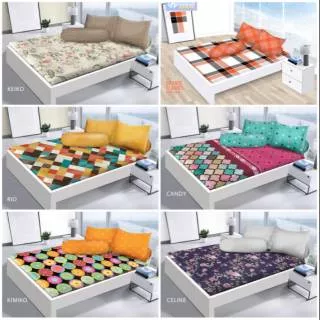 SPREI HAWAII 180×200 KEIKO, RIO, KIMIKO, CANDY, CELINE, ORANGE FLANNEL