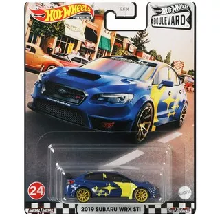 Hot Wheels Boulevard 2021 Subaru WRX STI Biru - Hot Wheels Premium