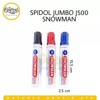 1 PCS SPIDOL JUMBO J500 SNOWMAN / SPIDOL BESAR SNOWMAN / SPIDOL PAPAN
