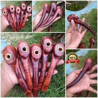 pipa rokok cangklong zebra merah