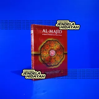 Al quran Al Majid A5 MERAH - Mushaf Tajwid Warna Ukuran A5 Terjemah Al-Majid Almajid Ukuran A5