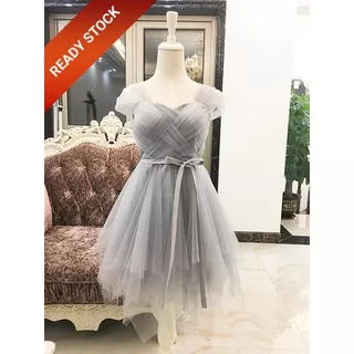 Gaun Pengiring Pengantin BEST SELLER Dress Bridesmaid Dress Kondangan Brukat Dress Pesta DL4