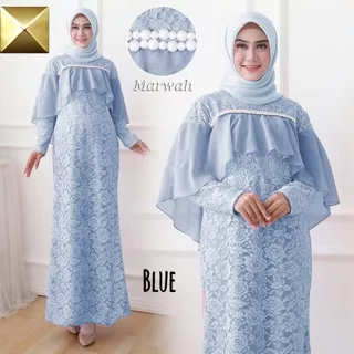 Maxi DUYUNG Brukat Gamis Pesta muslimah dress Maxi Mermaid