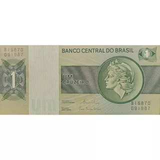 Uang Asing Negara Brasil/Brazil 1 Cruzeiro Kondisi MULUS Original 100%