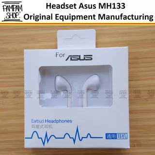 Headset Earphone Handsfree Asus MH133 Original OEM Zenfone C Laser 2 3 4 4S 5 Go 4.5 6 Selfie Max