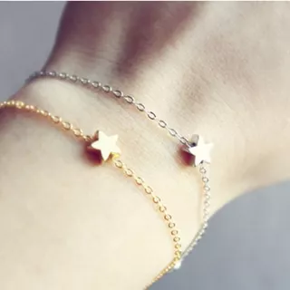 Bracelets Five-pointed Star Peach Heart Bracelet Simple Ladies Bracelet Star Jewelry Wholesale