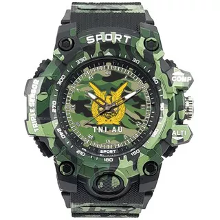 (SPECIAL EDITION) JAM TANGAN LOGO TNI-AU WATER RESISTANT NO.5