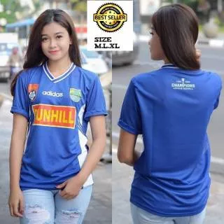 Jersey retro persib dunhill biru