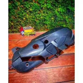 Cover CVT Carbon WTP Black Honda Scoopy Esp Beat Esp Vario 110 Esp Genio Product Thailand Universal.