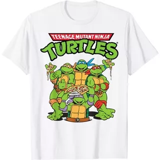 Kaos Anak Teenage Mutant Ninja Turtles Pizza Crew T-Shirt Fashion Baju Atasan Anak Laki Laki Perempuan Distro Umur 1 2 3 4 5 6 7 8 9 10 11 12 Tahun