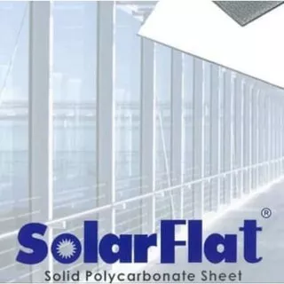 Atap polycarbonate solid Solarflat 1.2mm