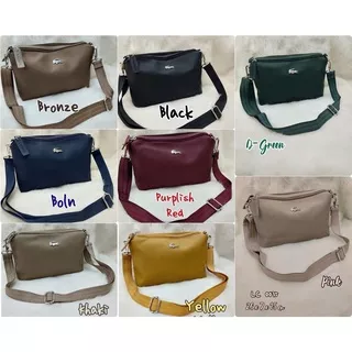 TAS SELEMPANG LACOSTE SLING KANVAS #L0035