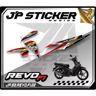 REVO STICKER STRIPING REVO FI - STICKER MOTOR HONDA REVO FI NEW - REVO FIT INJEKSI LIST VARIASI HOLOGRAM (JP.S2) 02