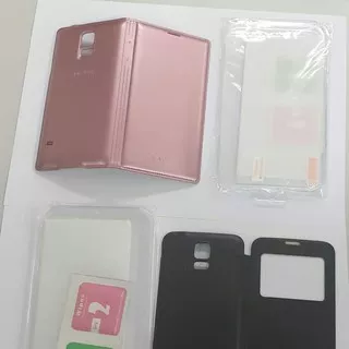 Tempered Glass dan soft case samsung Galaxy S5 Original (SALE!!!)