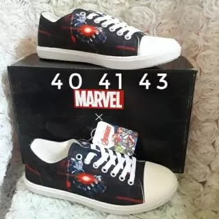 Nevada X Marvel 40 41 43 sepatu sneakers pria remaja cowok laki-laki