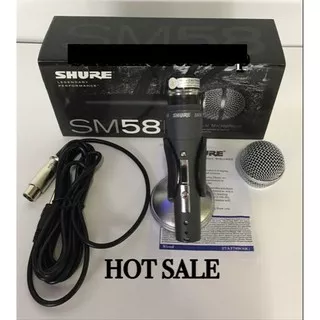 Mic Shure Sm 58 + Switch Wire Vocal Microphone
