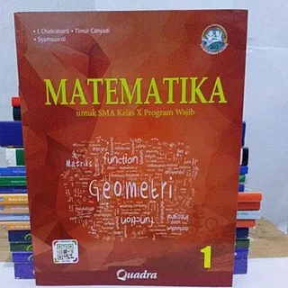 Buku Matematika Wajib untuk SMA kelas X Quadra