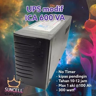 UPS modif ica 600 va - bekas tahan 8 jam lebih