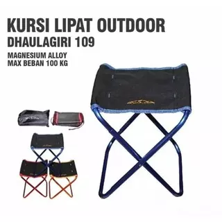 [Bisa COD] Kursi Lipat Portable Dhaulagiri 109 untuk Mancing Santai Outdoor - Kursi Camping