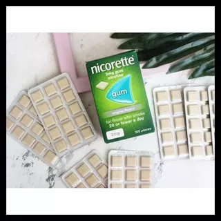 Best Seller Nicorette Original Chewing Gum, 2 Mg, 105 Pieces (Stop Smoking Aid) -