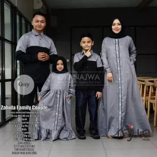 Gamis Syari Family Couple murah Zahida Eksklusif by Original Najwa