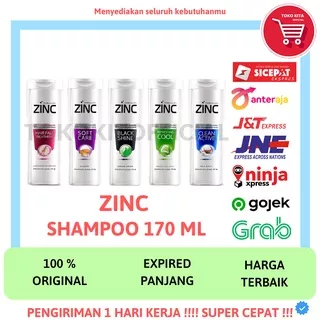 ZINC SHAMPOO BOTTLE SAMPO ZINC BOTOL ALL VARIANT 170 ML 170ML
