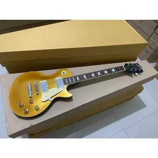 Gitar Gibson les Paul gold top Custom Pu gnb Korea termurah