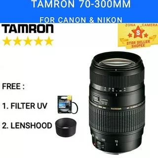 LENSA TAMRON 70-300MM / 70-300 F4-5.6 DI LD MACRO FOR UNTUK CANON DAN NIKON / TAMRON 70-300MM 70-300