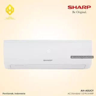 Sharp AC Turbo Cool Series 1/2 pk + PASANG [R32 Turbo Cooling] - AH-A5UCY / AH A5UCY / AH A 5 UCY