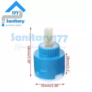 Jantung Kran Bathtub panas dingin 35mm-Valve keran air mixer ceramic kran kotak minimalis spare part acc isi kran bakip