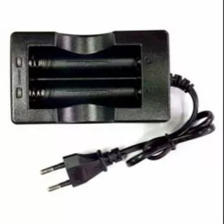 Charger Baterai Cell Charger 18650 Dual Battery Slot