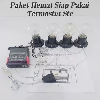 paket siap pakai pemanas dgn termostat stc pemanas mesin tetas penetas telur