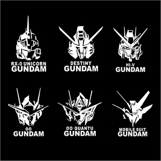 Sticker Cutting Gundam Head