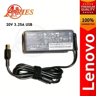 Adaptor Charger Laptop Lenovo 20V 3.25A Thinkpad X230S Edge E431 E531 S431 G400 G400S Yoga 11 11S 13