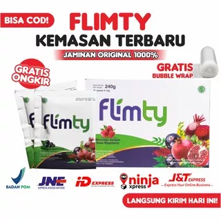 Flimty Pelangsing Fiber Original 100% 1 Box Minuman Sehat Berserat Antioksidan Tinggi Detox Racun