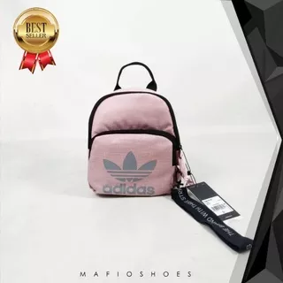 TAS ADIDAS BACKPACK MINI PINK/TAS ADIDAS/TAS JALAN/TAS KEKINIAN/TAS HP/TAS SEKOLAH/TAS WANITA