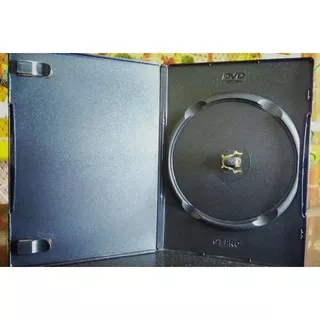 CD DVD Case Single Hitam 9 mm Isi 1 cd dvd