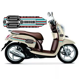 STRIPING THAILOOK NGO MOTHAI STRIPING SCOOPY ALL SCOOPY 2012-2021 POLET MOTIF STIKER NEW SCOOPY FI