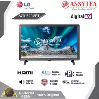 LED TV LG 24 INCH 24TL520V DIGITAL READY NEW GARANSI RESMI 100% ORIGINAL IPS PANEL