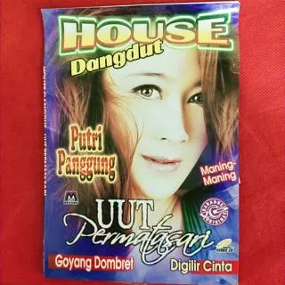 KASET VCD ORIGINAL VIDEO MUSIK LAGU HOUSE DANGDUT UUT PERMATASARI