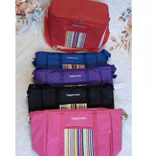 Terbaru.. Tupperware Tas Family Day Out sleting Bunga Es/ Tas bekal FDO /FDO Tupperware bag sleting