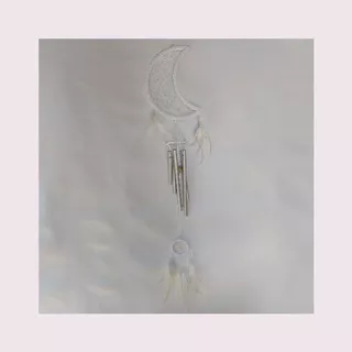 DREAM CATCHER MODEL BULAN - DREAM CATCHER - AESTHETIC DECOR - HIASAN KAMAR - GANTUNGAN MOBIL - DREAM CATCHER ROTAN - MACRAME - DREAM CATCHER CUSTOM - KERAJINAN TANGAN